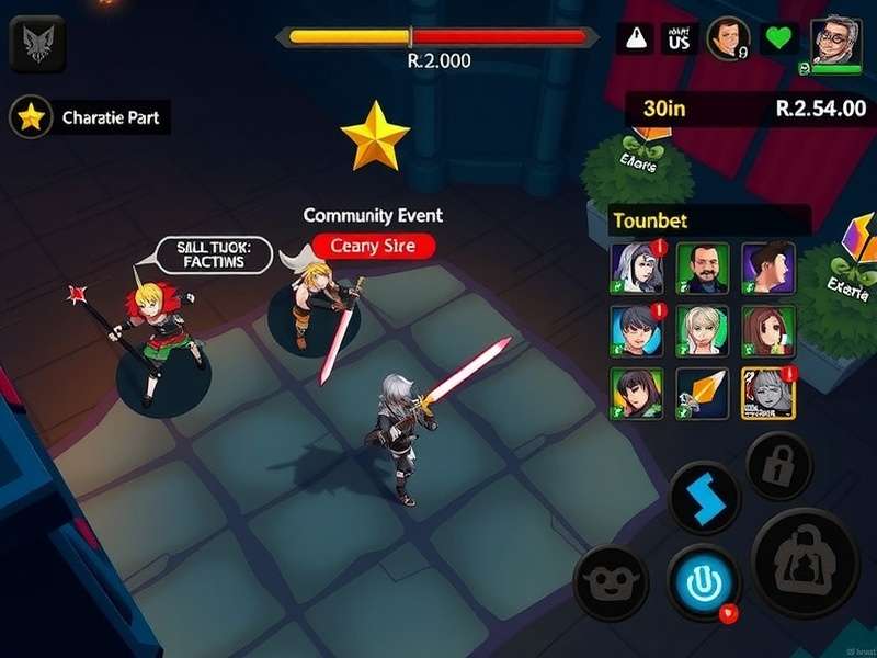 Garlic Knight Legend gameplay screenshot showing character combat